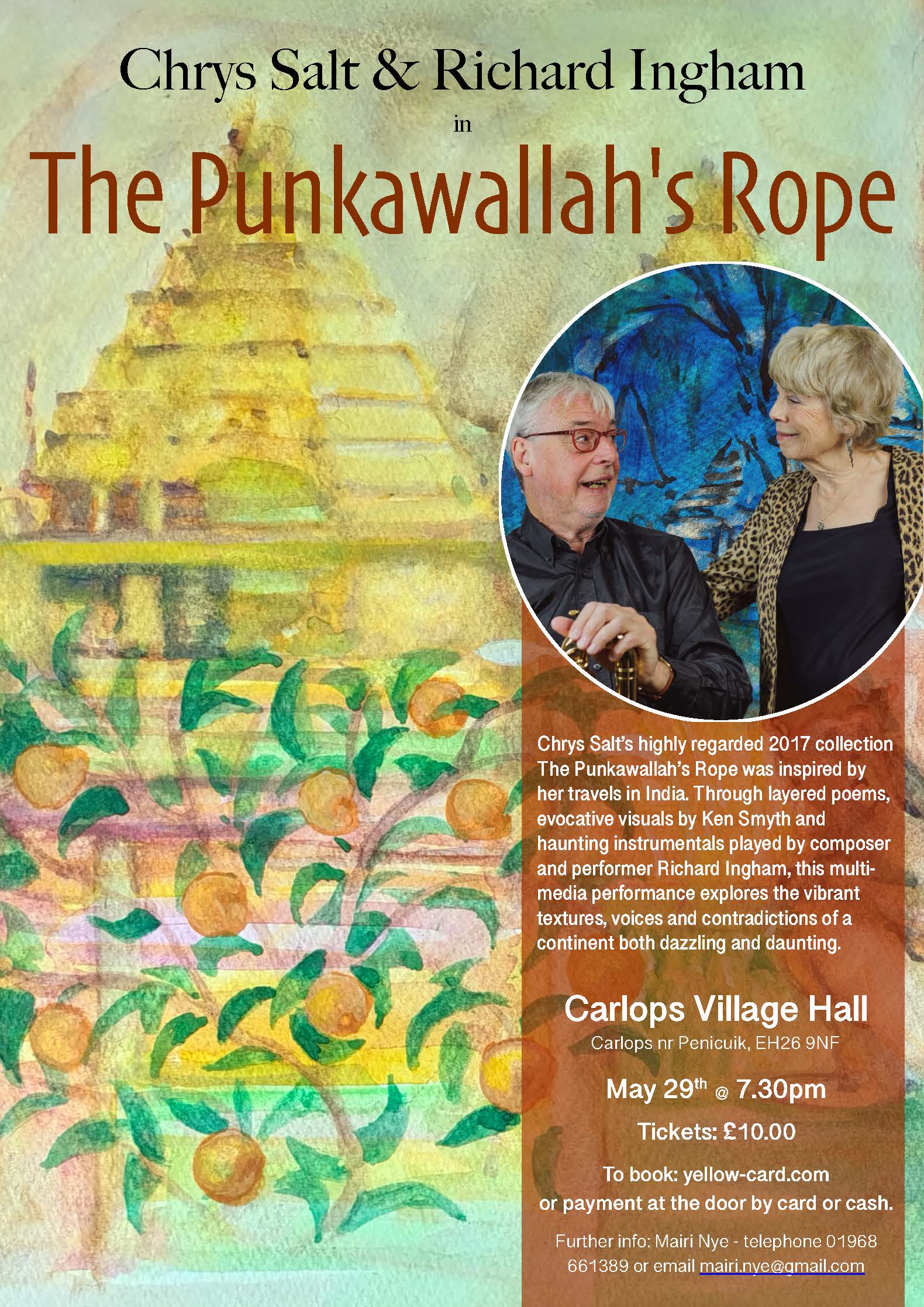 Chrys Salt & Richard Ingham : The Punkawallah's Rope May 29th 7.30pm £10