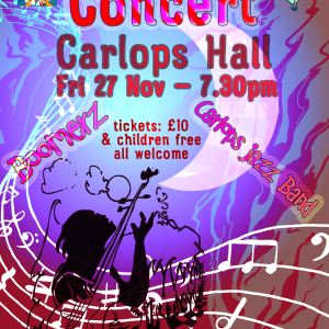 Boomerz and The Amazing Carlops Jazz Band: Friday 27th Nov: 7.30pm